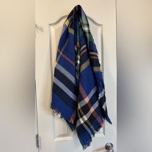 Blanket Scarf - multi coloured one size